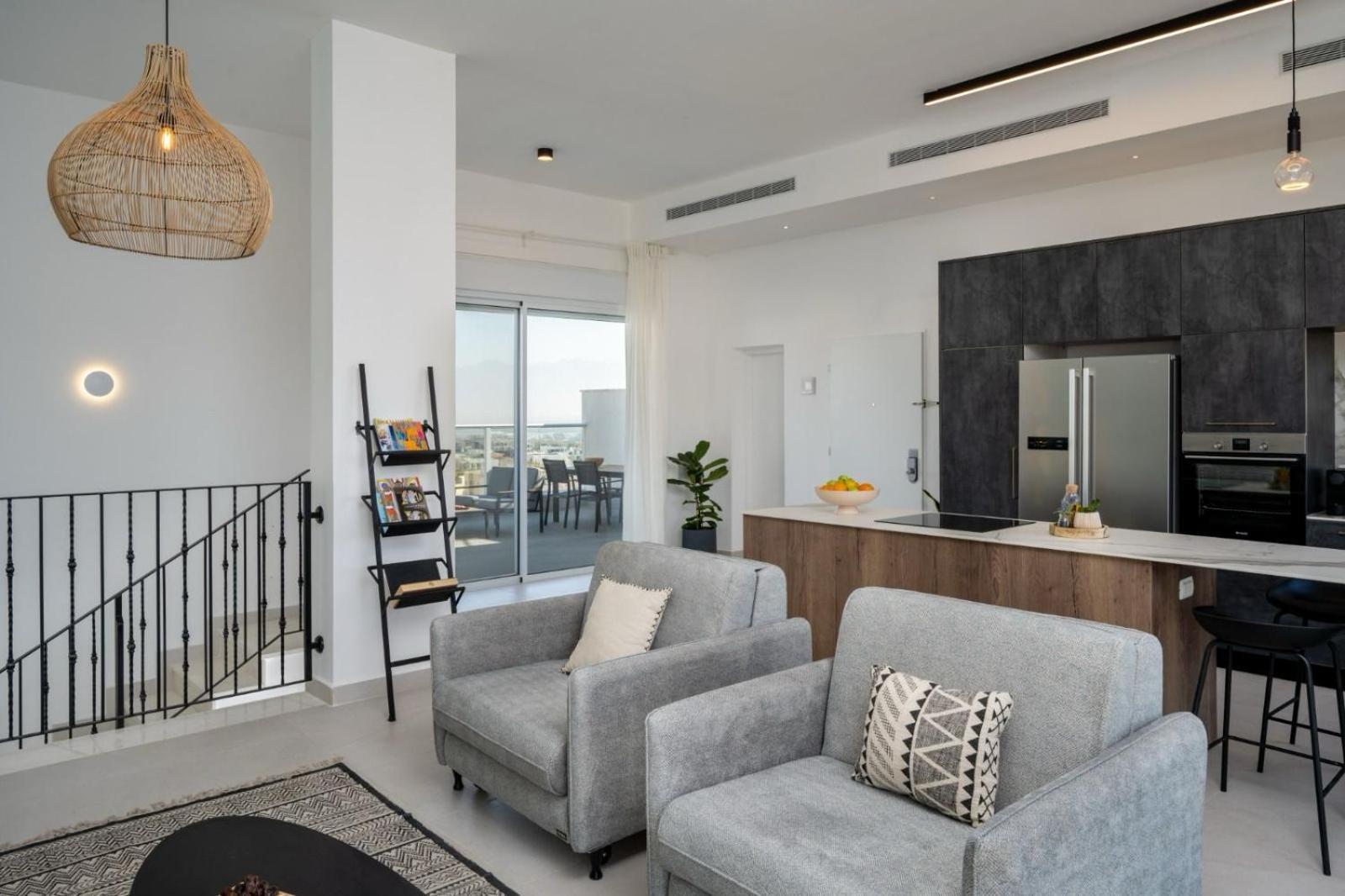 شقة Mountain And Sea View - Penthouse With Private Pool إيلات المظهر الخارجي الصورة