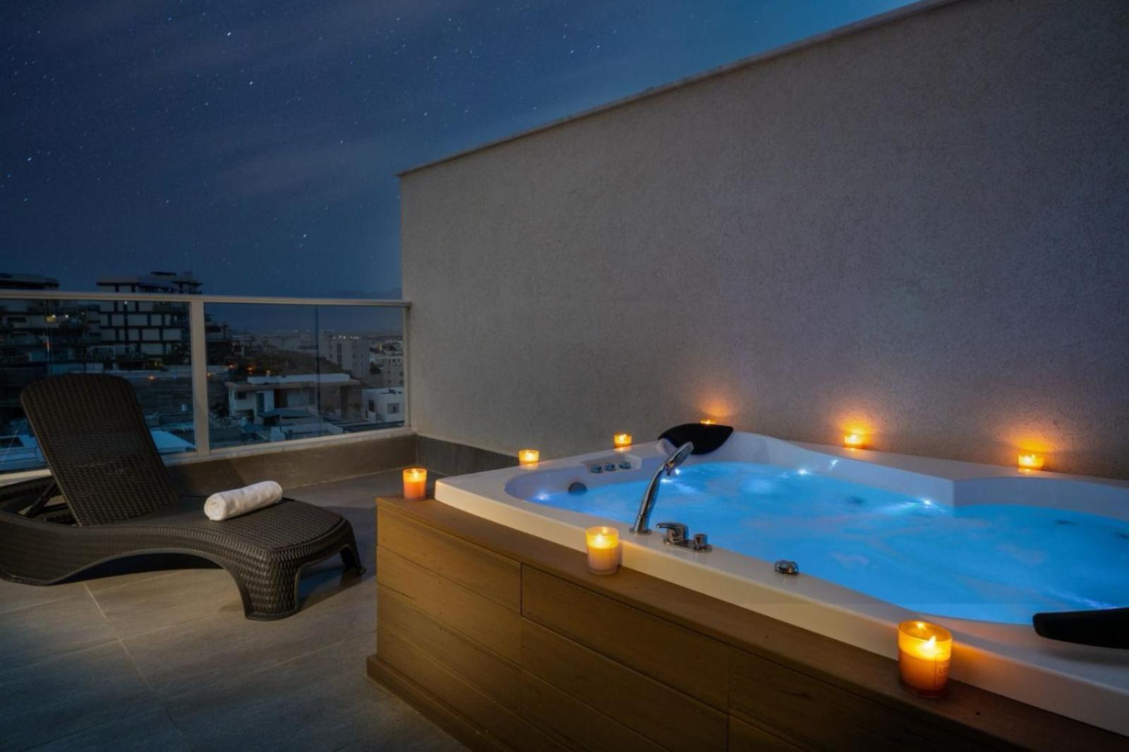 شقة Mountain And Sea View - Penthouse With Private Pool إيلات المظهر الخارجي الصورة